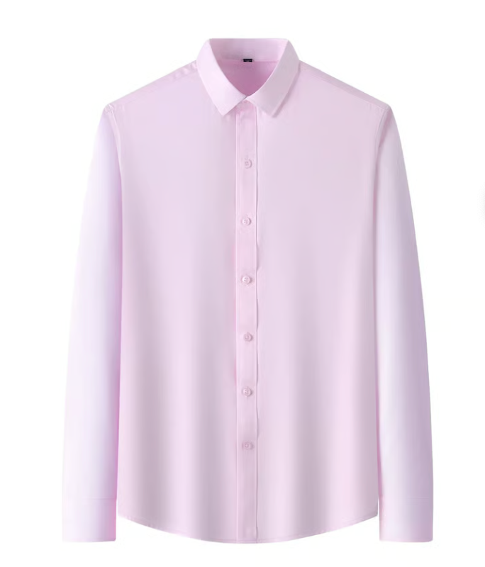 Stretchy Vouwloos Overhemd