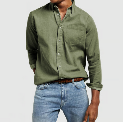 Casual Katoenen Herenblouse