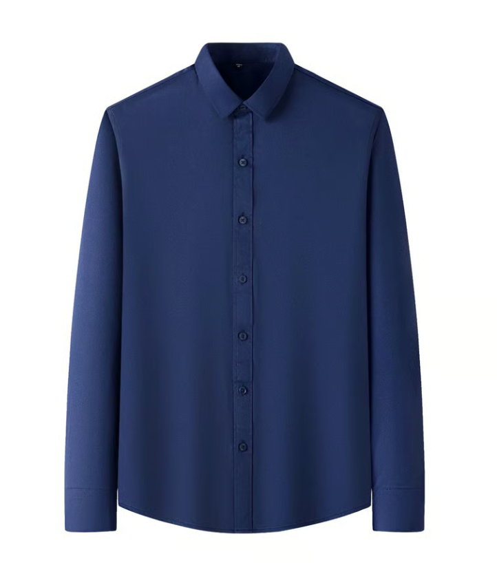 Stretchy Vouwloos Overhemd